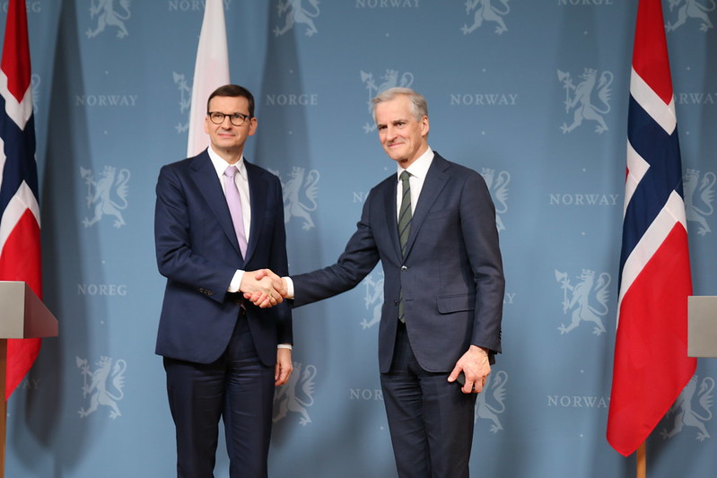 spotkanie Morawieckiego z premierem Norwegii